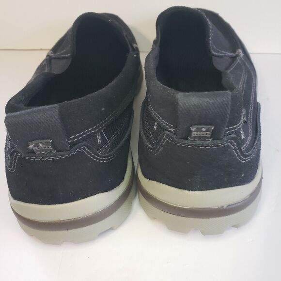 Skechers Mens Size 14 Black Relaxed Fit Memory Foam Textile Leather SN64365 - Picture 7 of 16